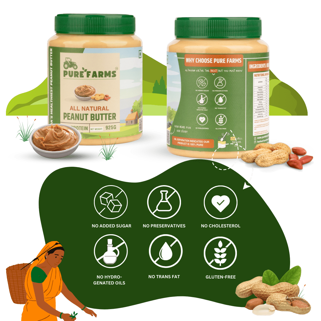 100% Organic peanut butter 925 g
