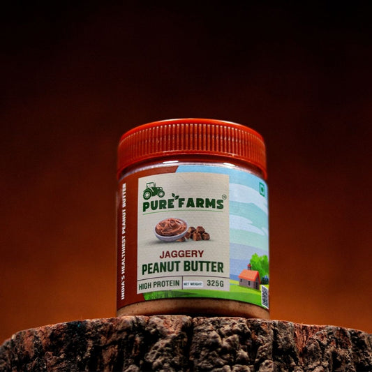 High Protein Organic Jaggery Peanut Butter 325 Gram