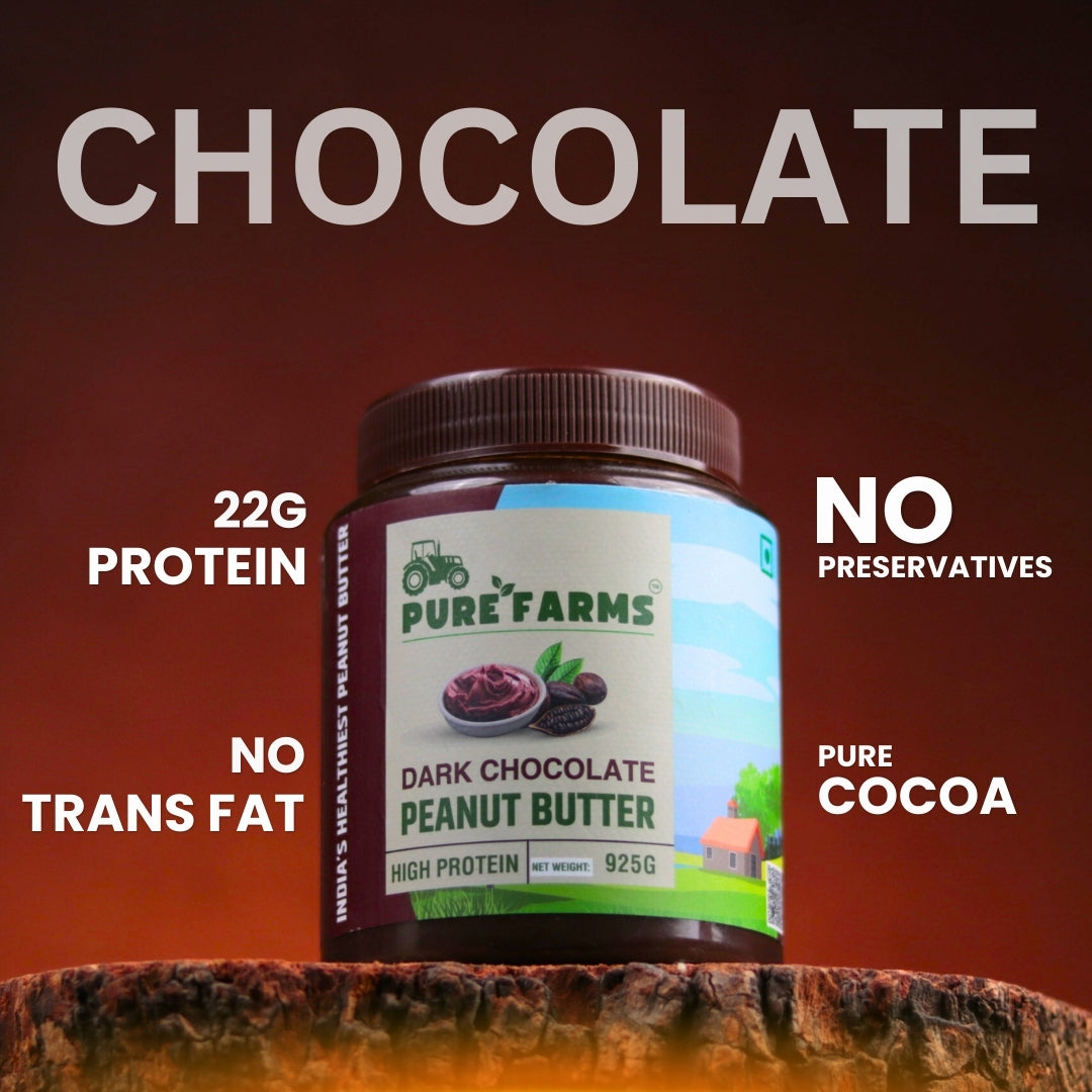 Premium 925g Dark Chocolate Peanut Butter