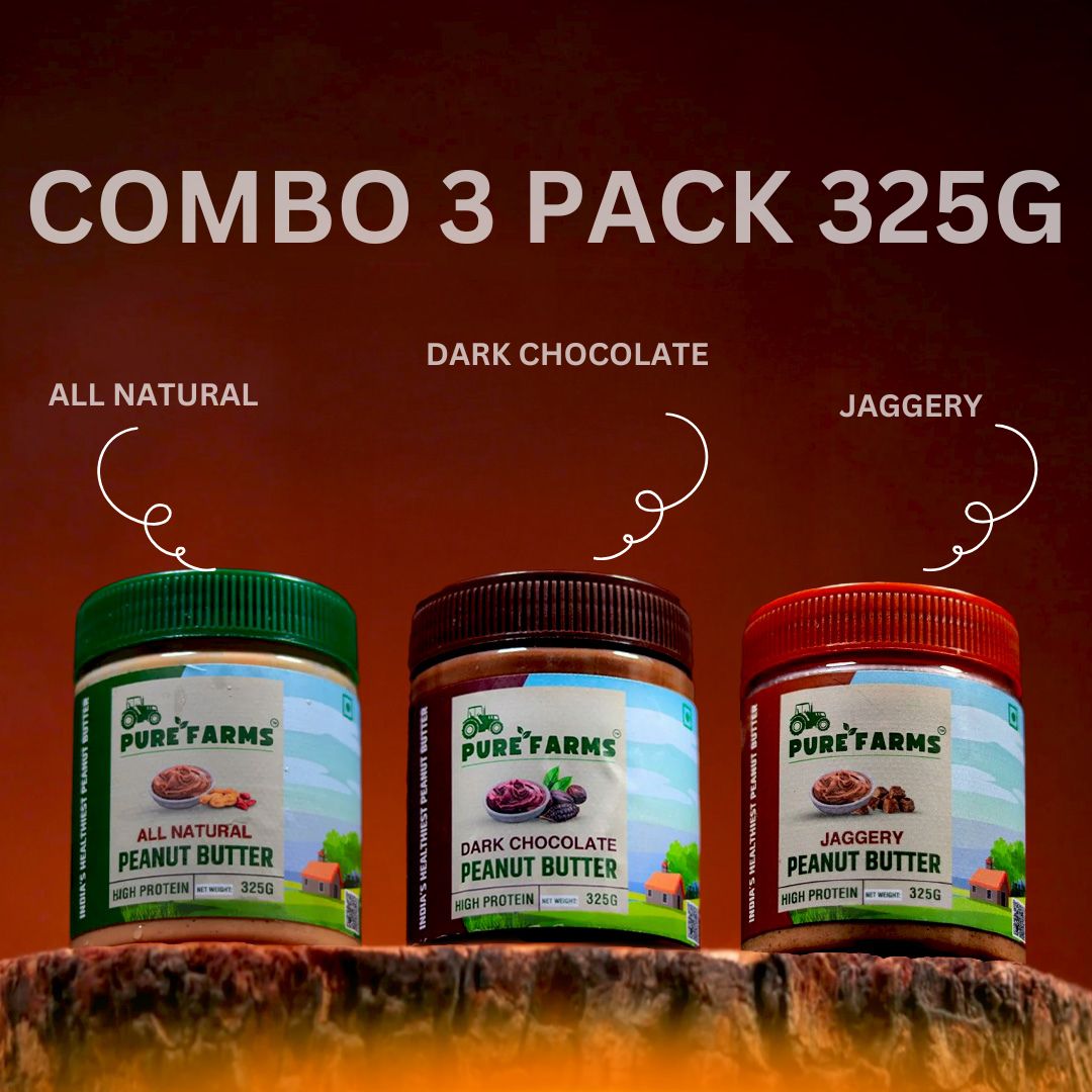Buy Healthy High Protein Peanut Butter 3 Pack 325g