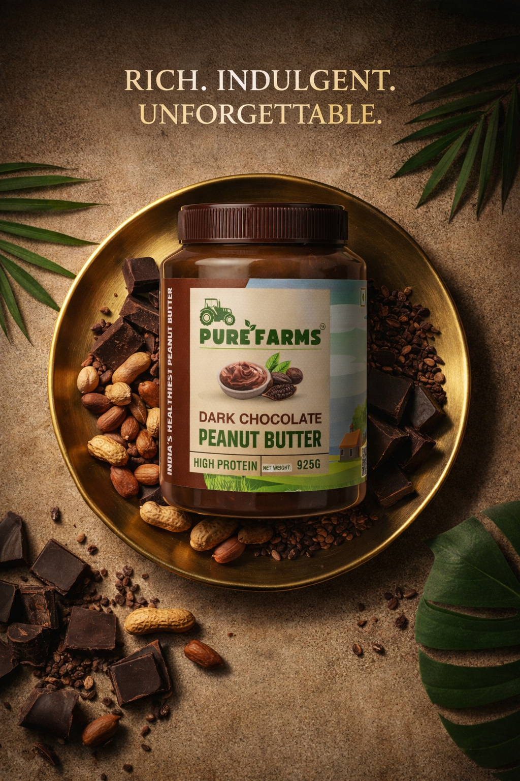 Dark Chocolate Peanut Butter 925 gram