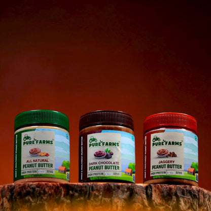 High Protein Peanut Butter Combo 3 Pack 325g