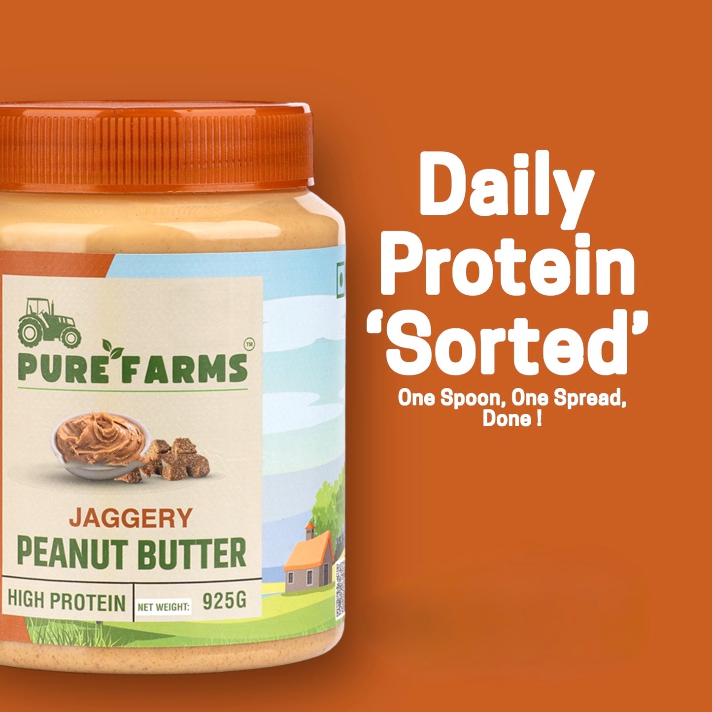 Organic Jaggery Peanut Butter 925 gram